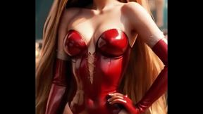 Rapunzel &ndash_ Scarlet Temptation in Latex ️ &ndash_ AI GENERATED &ndash_