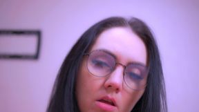 beautiful lady pegging her male s and gets cum.
