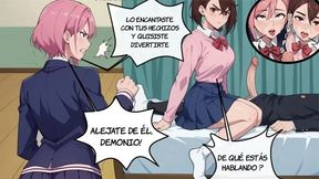 Aira Shiratori Y Momo Ayase Montan La Enorme Verga De Okarun - Dandadan Hentai