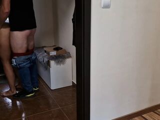 hello courier completely naked sucks him off and lets him fuck her. 100% true