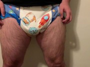 Wetting my diaper!