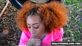 RealityKings Naughty ebony teen Kendall Woods wants a big dick