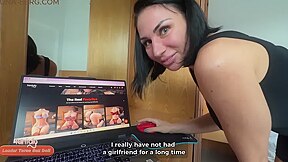 Virgin It Guy Compares Real Pussy To For The First Time - Lina Paige