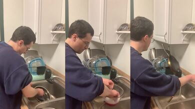 Your Husband does a lot of dishes without you asking part 3