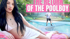 GROOBYGIRLS - Alexa La Flor Seduced A Poolboy To Fuck Her