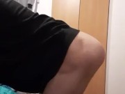 Showing off my skinny long legs and tiny ass in a baggy jumper