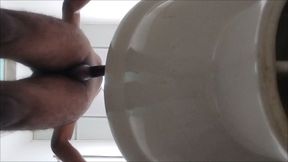Slow motion bottom view nude