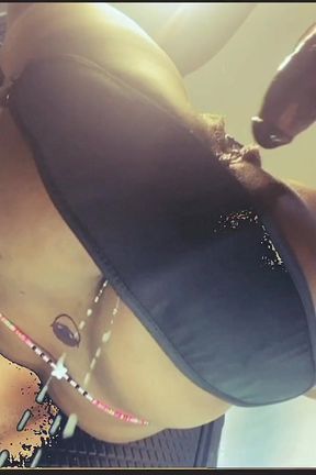 Hanging From a Sex Swing Banged Hard Till I Squirt on His BBC