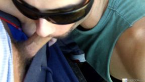 Tyler Andrews Nails Public Blowjob Magic -  Gay XXX