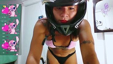 TS Angelique Monroe - Webcam show from September 18, 2023