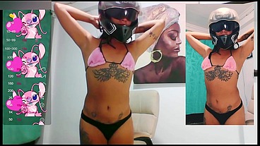 TS Angelique Monroe - Webcam show from September 18, 2023