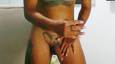 TS Angelique Monroe - Webcam show from September 18, 2023