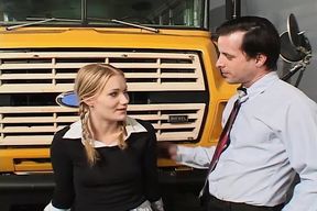 The Bus to school turns into a place of Sin and Orgasm !!!