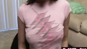 ”Addison Wiggle her breast showing panty”