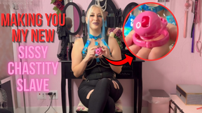 POV I'm making you My new sissy chastity slave! Goddess Lilith sissy training, chastity