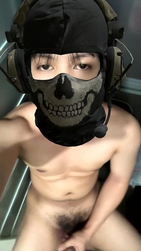 Hot teen boy jerks off for a cute onlyfans solo performance