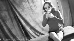 Smoking Erotica - Lucia Rossi solo smoking in 4K