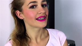 Marlena - Colorful Braces Close-Ups - HD 1920x1080