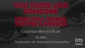 Giantess Mouth Play ASMR Tease for Tiny Captives