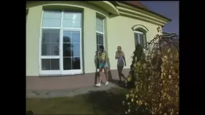 Cute teen gets fucked in ass and swallows