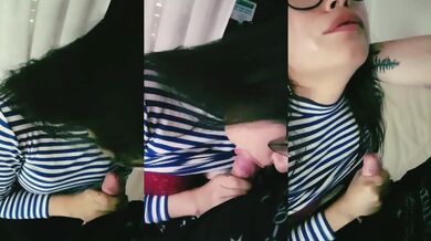 She doesn't want to but she loves to suck it