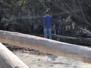 Showing Off On Driftwood Beach