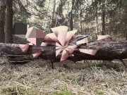 Dendrophilia: Rubbing Against a Tree (NATURE PERVERT FETISH) - NAKED POLAND MALE