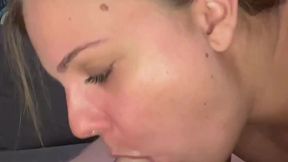 Versatile blowjob, gagging, teasing, licking edging  Finishing with just tongue  Mouth full of cum