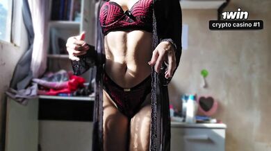 Brunette esposa takes joi surprise after work POV roleplay