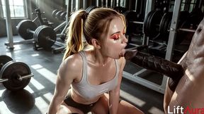 this girl has a  90s vibe. her gorgeous body caught my eye at the gym, and she happily rode my cock[ai]