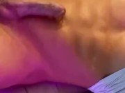 Offseason Swedish bodybuilder plays with thick cock