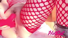 Intense 4-Point Vibrator Experience: Discover the Ultimate Pleasure with Powerful Squirting Action!