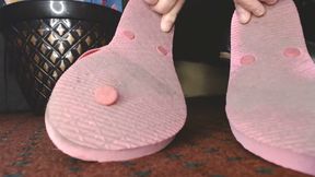 Flip Flops Ballet Flats Variety Try on