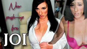 New push-up bra JOI wmv