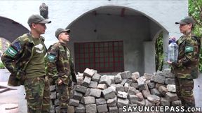 Jake Lotti and Caetano Soares seeds officer Bautista Nores dose of cum