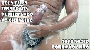 DE ROLA DURA ENSABOADA PUNHETANDO NO BANHO | Lucciano Salvatore