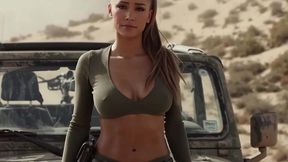 she is not lara croft (ai generated)