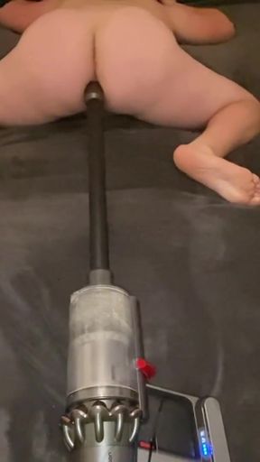 Captivating moment from &quot;Huge bubble butt anal vacuum cleaner masturbation&quot;