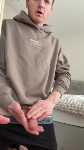 Masturbation with a Huge Dick in Front of a Mirror - Copious Ejaculation on Glass