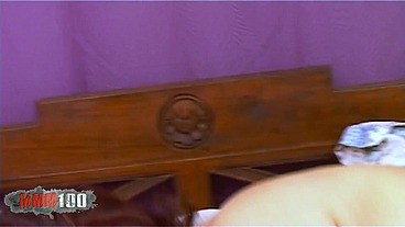Natural big tits french babe Vanille gets her ass stuffed hard - remastered