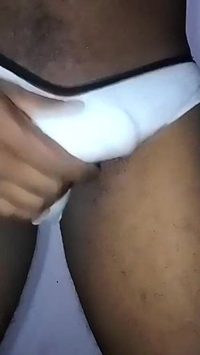 Next Door Aunty's Gray Panty Is Sneezed Hard and Sent Long All Over the Panty