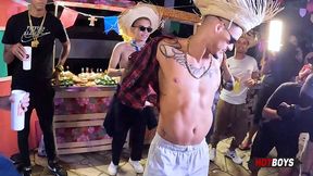 festa junina da hotboys com os cariocas mais gostosos vira orgia