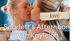 Scarletts First Girl on Girl Scene - Afternoon with Kayleigh