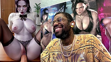 Big Breast Secretary Widowmaker Gets Anal Fucked, AI Generated