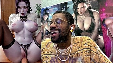 Big Breast Secretary Widowmaker Gets Anal Fucked, AI Generated
