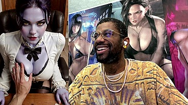 Big Breast Secretary Widowmaker Gets Anal Fucked, AI Generated