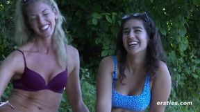 Ersties: Hot Lesbian Babes Have Scorching Sex Outdoors On a Secluded Beach
