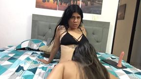 I fuck with my hot neighbor's pussy harness at her husband's house (Tania Amazon)