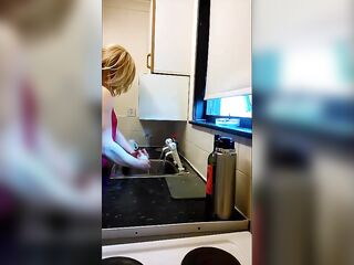 sissy abode wife in home chores
