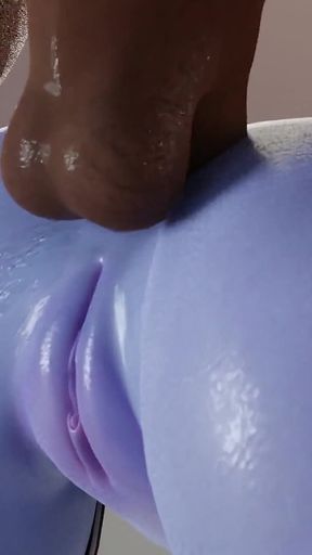 Widowmaker - First Day Secretary Job Ends with Boss BBC Anal - Overwatch 3D Porn